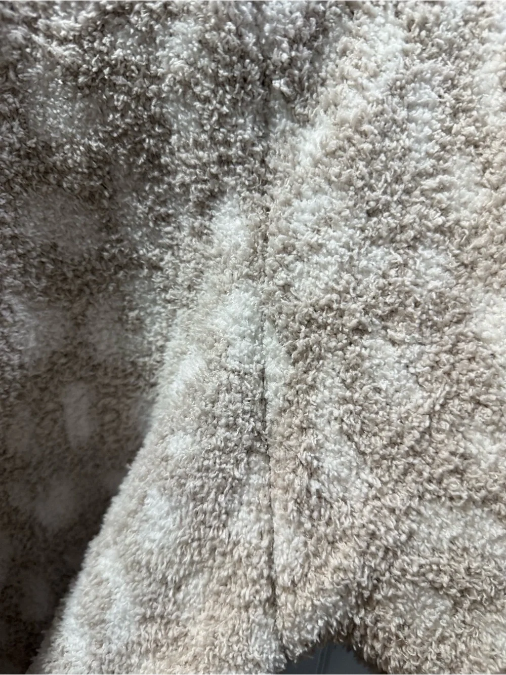 Gable & Belle Plush Shawl Collar Robe in Soft‎ Beige